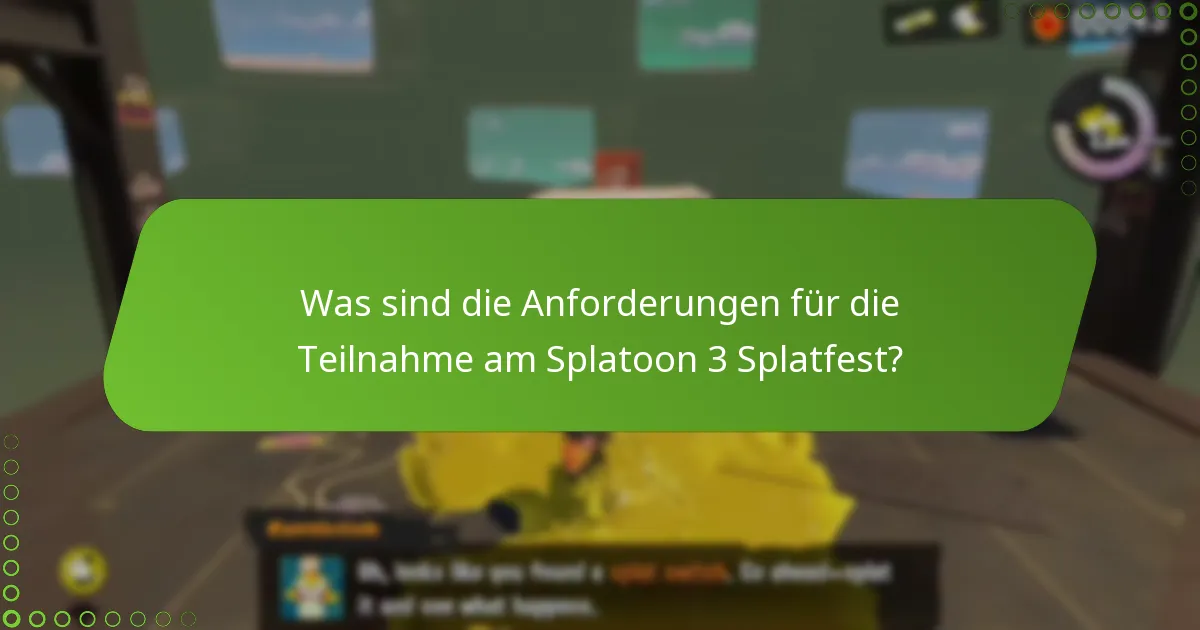 Welche Belohnungen können Spieler durch die Teilnahme am Splatfest verdienen?