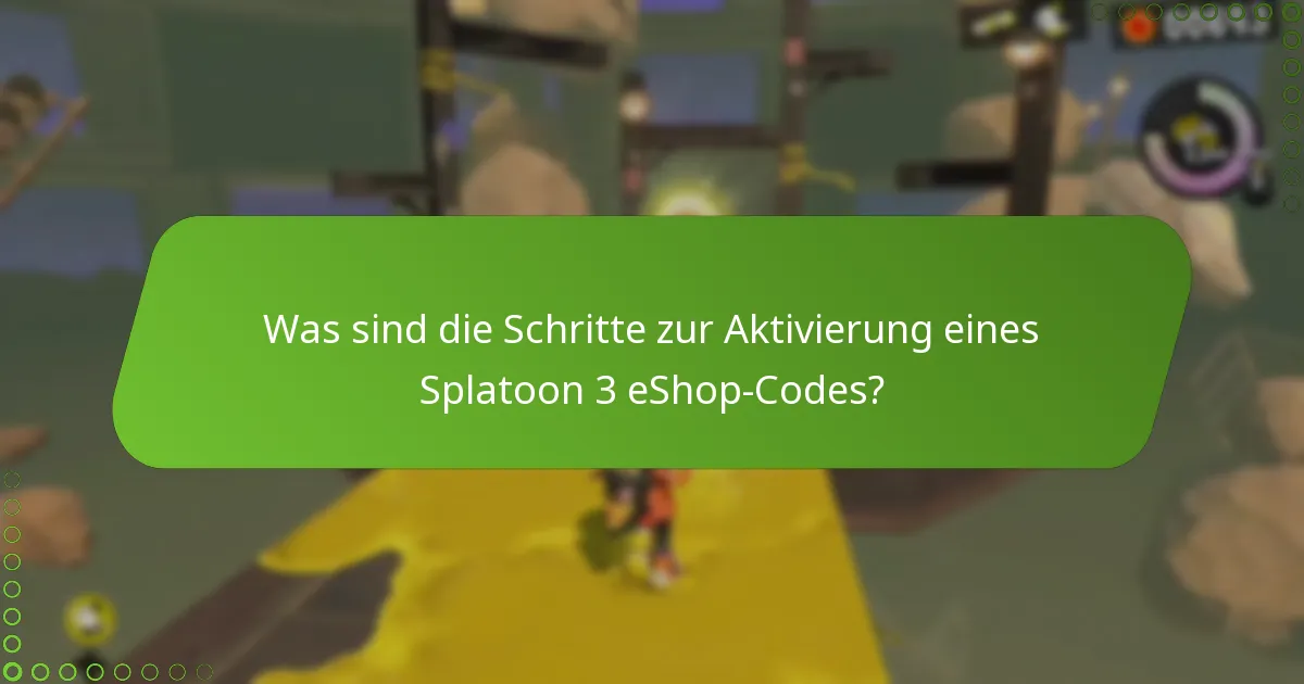 Welche Schritte zur Fehlersuche kann ich unternehmen, wenn mein Splatoon 3 eShop-Code nicht funktioniert?