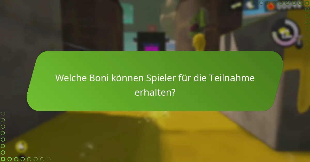 Wie können Spieler während Splatfest Belohnungen verdienen?
