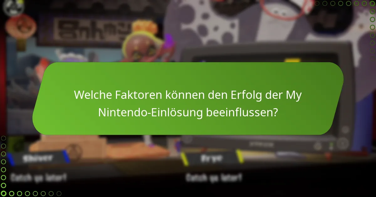 Welche Lösungen gibt es für My Nintendo-Einlösungsprobleme?