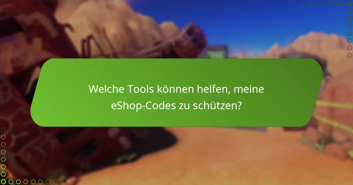 Welche Tools können helfen, meine eShop-Codes zu schützen?