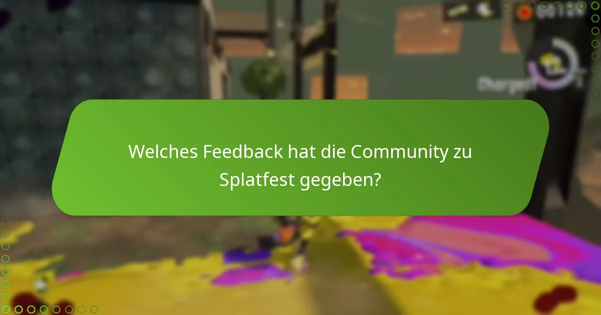 Welche Verbesserungen wünschen sich die Spieler für zukünftige Splatfest-Events?