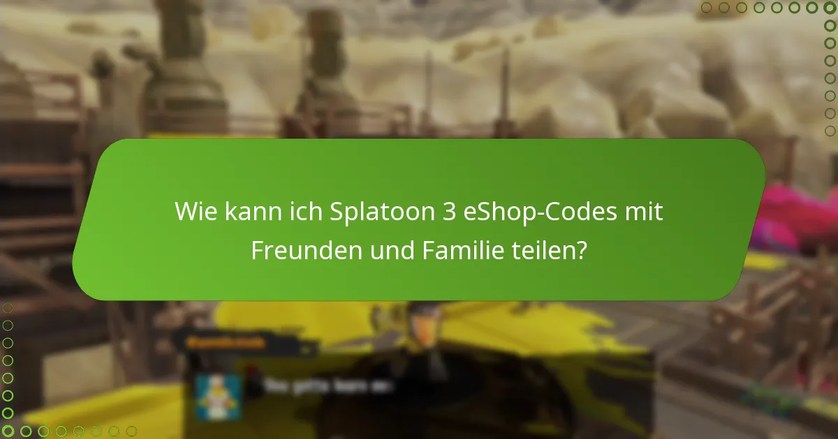 Wie man Splatoon 3 eShop-Codes einlöst?